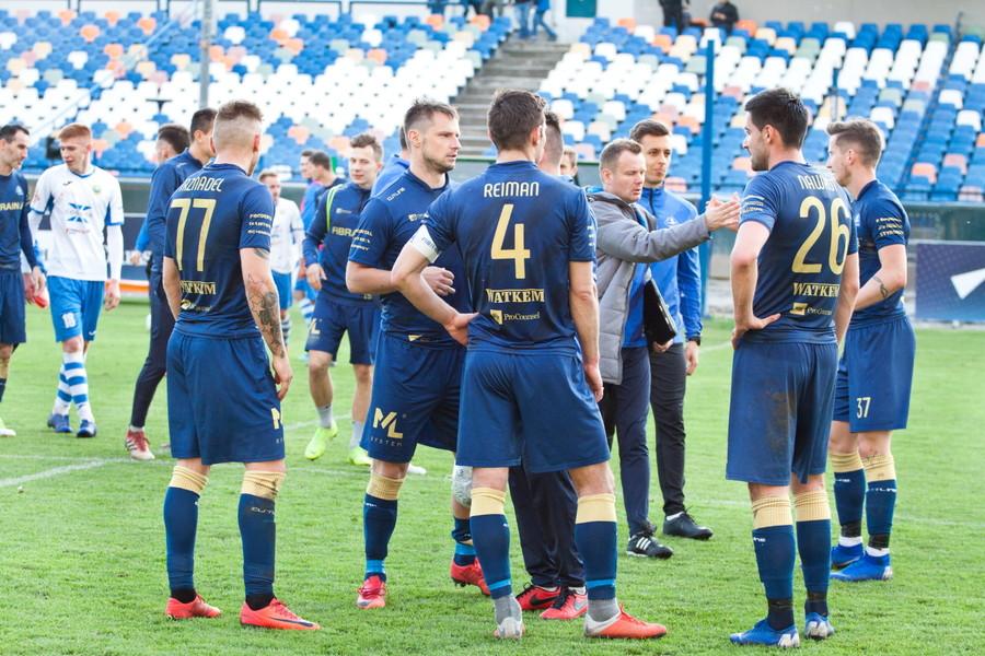 Stal Rzeszów tylko zremisowała z KSZO Ostrowiec Świętokrzyski. (fot. Stal Rzeszów)