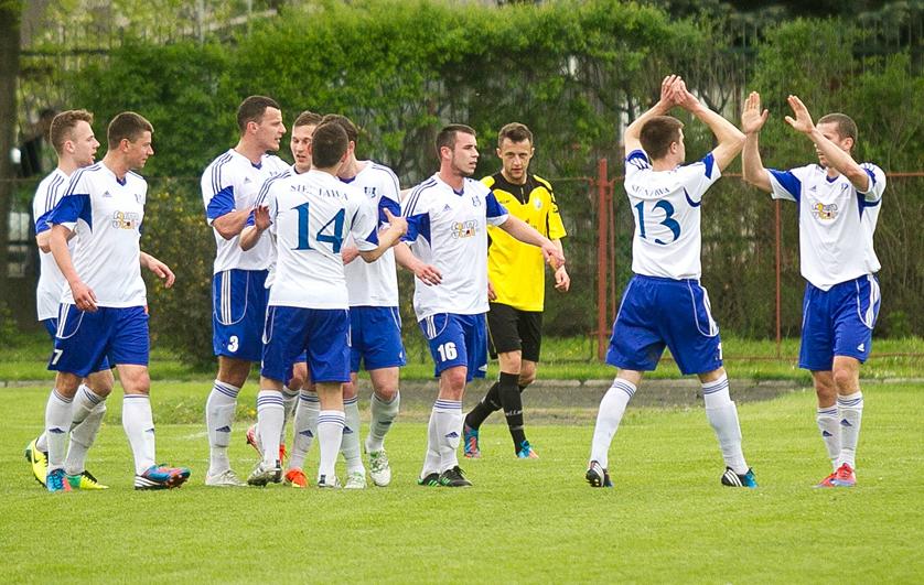 Sokół Sieniawa wygrał w Wólce Pełkińskiej 4-0 (fot. Tomasz Sowa)
