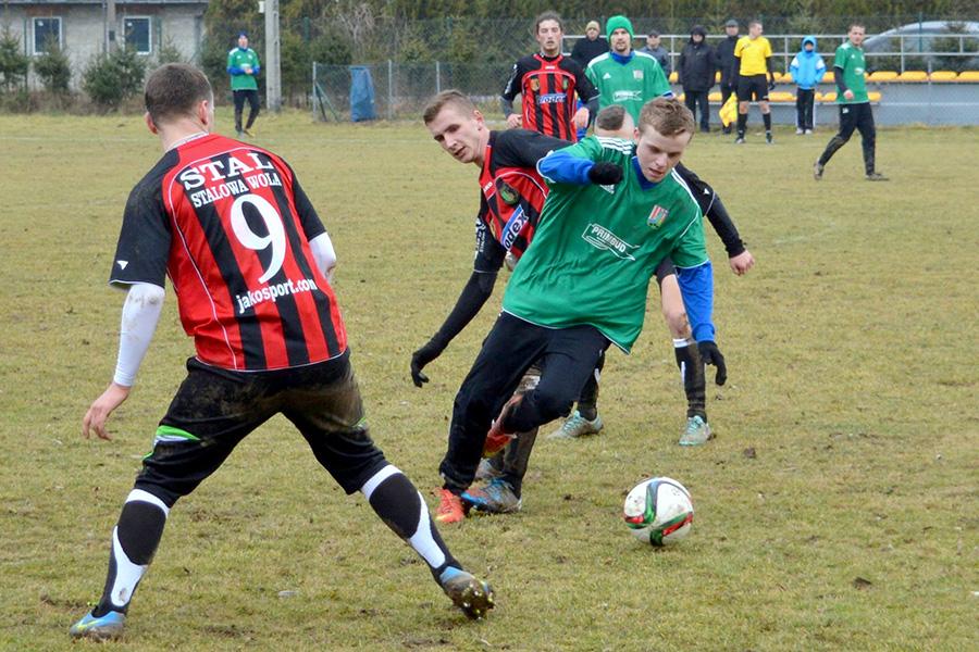 Zdjęcie ze sparingu Stal Stalowa Wola - Sokół Nisko.