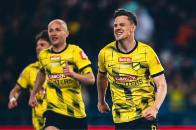 Stefan Feiertag (na pierwszym planie) był kluczową postacią w ekipie Wieczystej Kraków w ubiegłym sezonie (fot. Bartek Ziółkowski / kswieczysta.com)