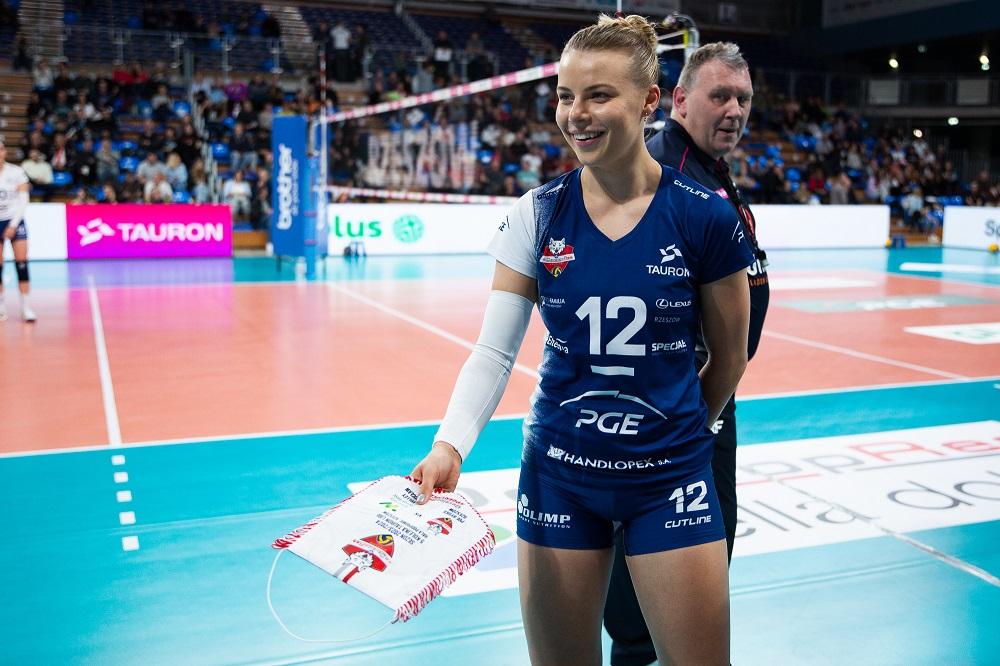 Aleksandra Szczygłowska uważa, że każda porażka czegoś uczy. (fot. Rysice Rzeszów)