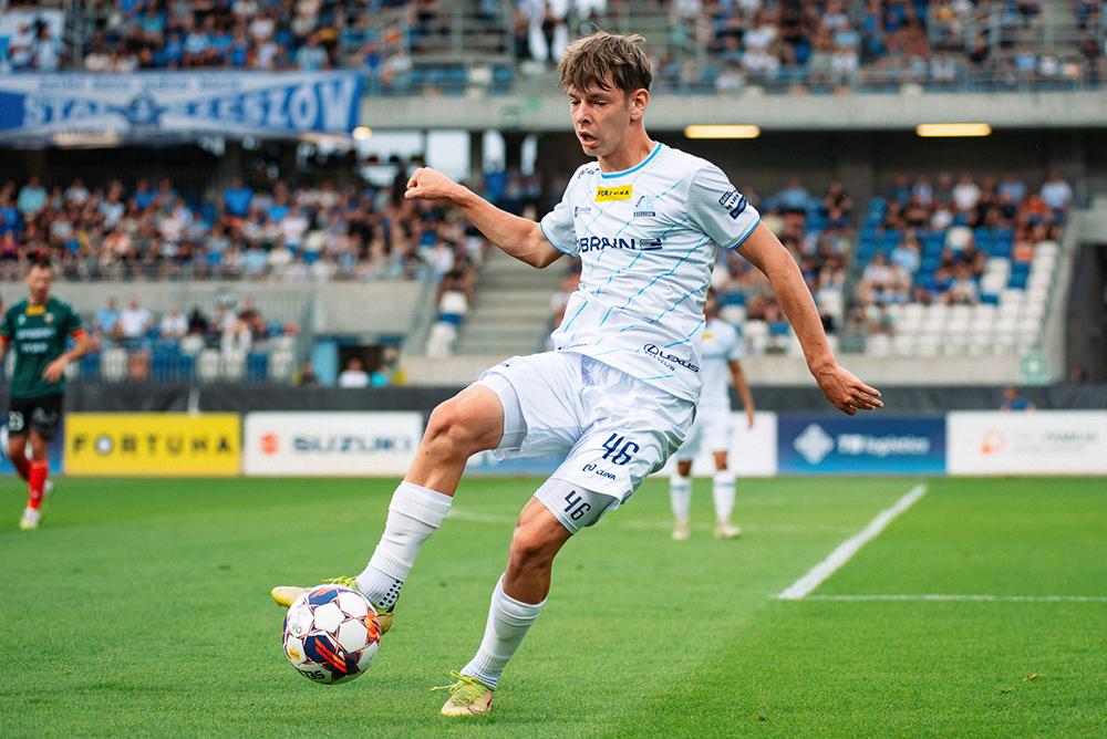 Na zdjęciu Szymon Łyczko, zawodnik Stali Rzeszów (fot. stalrzeszow.pl)