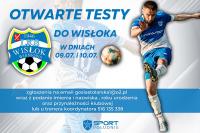 Wisłok Wiśniowa zaprasza na testy piłkarskie