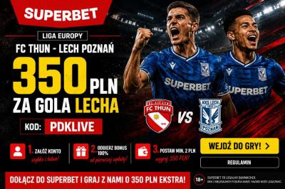 Lech Pozań w Lidze Europy. Superbet daje 350 PLN za gola Kolejorza