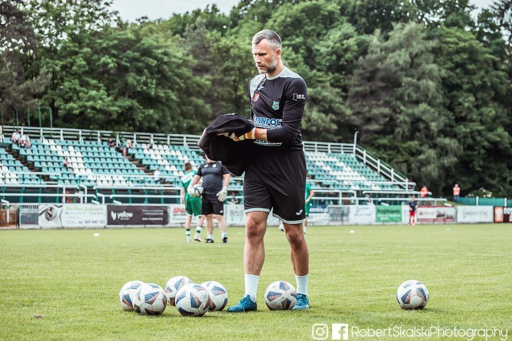 Tomasz Libera żegna się z Wisłoką Dębica. (fot. Robert Skalski)