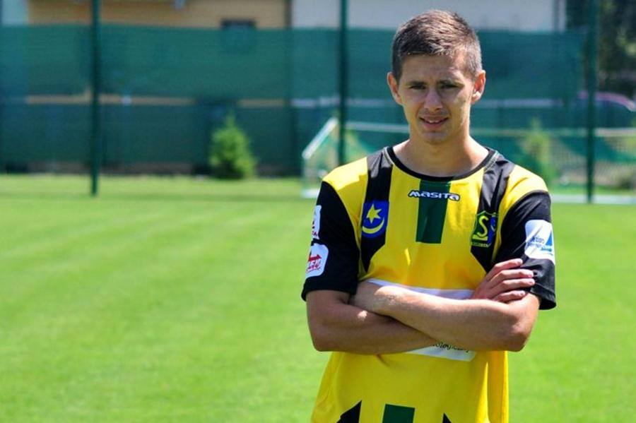 Tomasz Przewoźnik, na co dzień zawodnik Siarki Tarnobrzeg, zadebiutował dziś w kadrze Polski U-19.