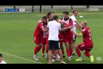 Skrót meczu Wieczysta II Kraków - AKS Busko-Zdrój 1-3 (fot. YouTube / CFsport)