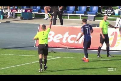 Skrót meczu Stal Mielec - Stal Rzeszów 1-1 (fot. YouTube / TVP Sport)