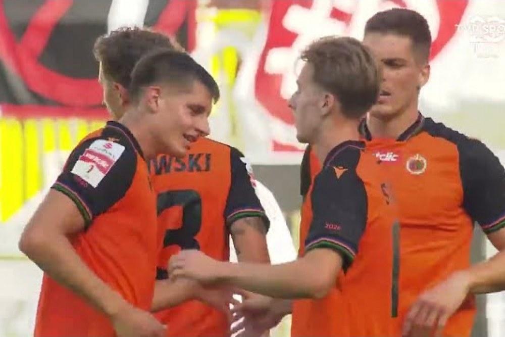 Skrót meczu ŁKS Łódź - Chrobry Głogów 1-2 (fot. YouTube)