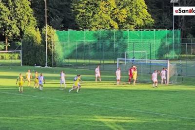 Skrót meczu Sokół Sieniawa - Ekoball Stal Sanok 0-5 (fot. YouTube / tvPodkarpacie.pl)