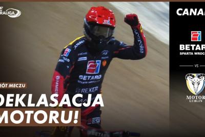Skrót meczu Betard Sparta Wrocław - Orlen Oil Motor Lublin 59-31 (fot. YouTube / CANAL+ SPORT)