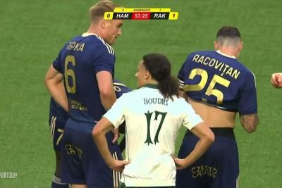 Skrót meczu Hammarby IF - Raków Częstochowa 0-1 (fot. YouTube / Kanał Sportowy)