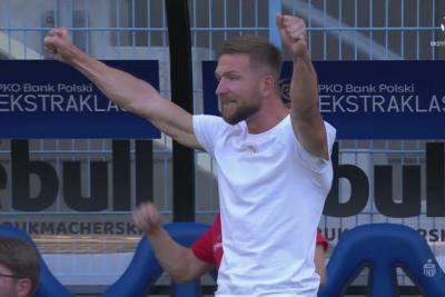 Skrót meczu Piast Gliwice - Wieczysta Kraków 3-4 (fot. YouTube / Ekstraklasa TV)