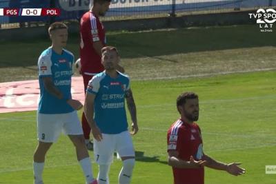 Skrót meczu Pogoń Siedlce - Polonia Warszawa 1-0 (fot. YouTube / TVP Sport)