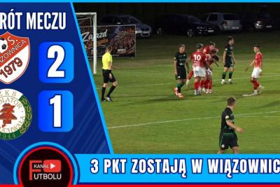 Skrót meczu KS Wiązownica - Izolator Boguchwała 2-1 (fot. YouTube / Kanał Futbolu)