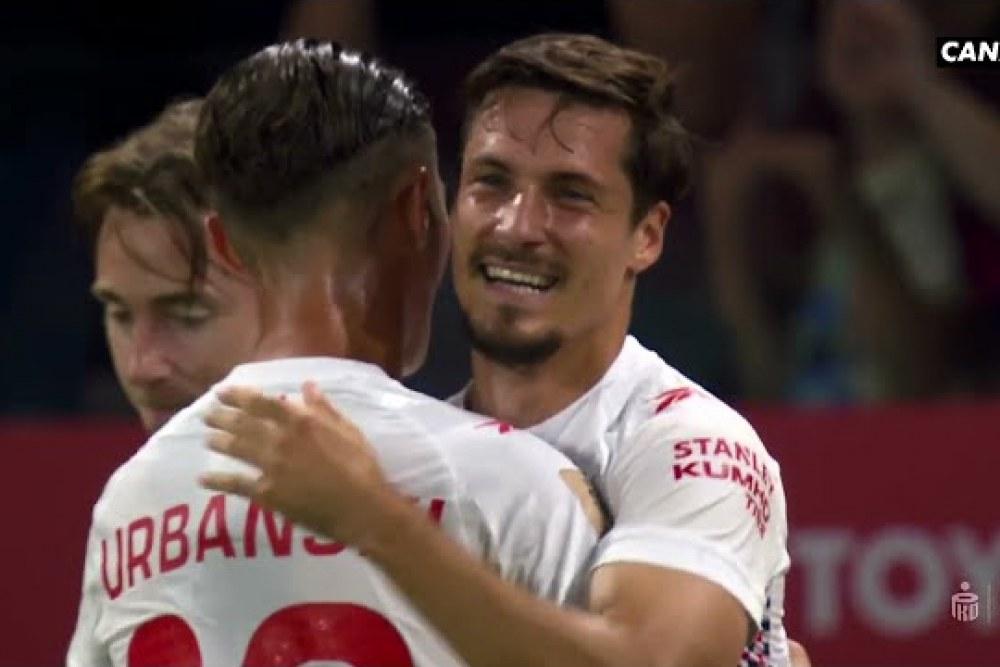 Skrót meczu Górnik Zabrze - Wisła Kraków 2-1 (fot. YouTube / CANAL+ SPORT)