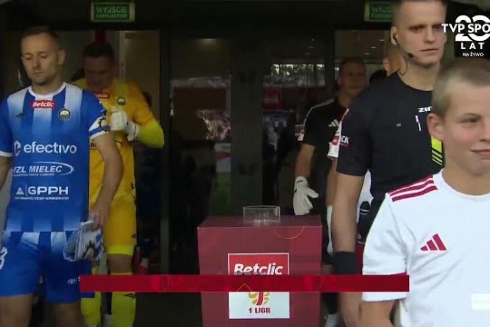 Skrót meczu ŁKS Łódź - Stal Mielec 4-0 (fot. YouTube / TVP Sport)