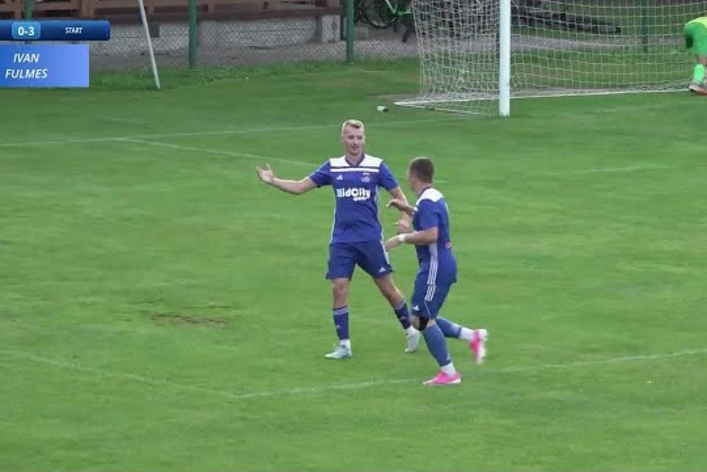 Skrót meczu Piast Tuczempy - Start Lisie Jamy 1-4 (fot. YouTube / Kanał Futbolu)