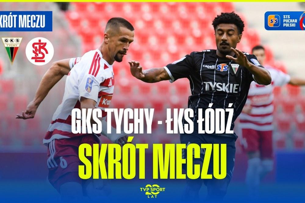 Skrót meczu GKS Tychy - ŁKS Łódź 1-0 (fot. YouTube / TVP Sport)
