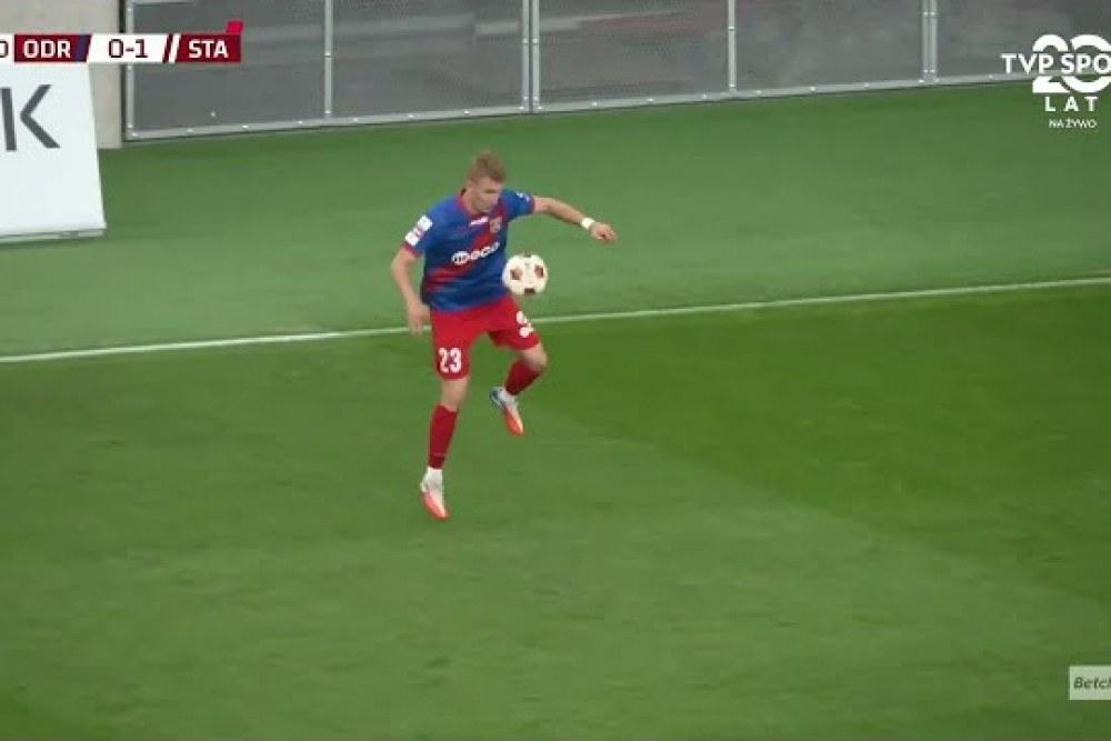 Skrót meczu Odra Opole - Stal Rzeszów 0-1 (fot. YouTube / TVP Sport)