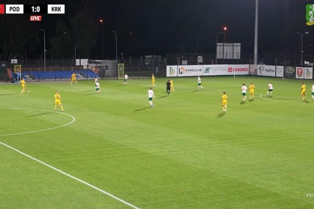Skrót meczu Podlasie Biała Podlaska - Wieczysta II Kraków 2-1 (fot. YouTube / MKS Podlasie Biała Podlaska)