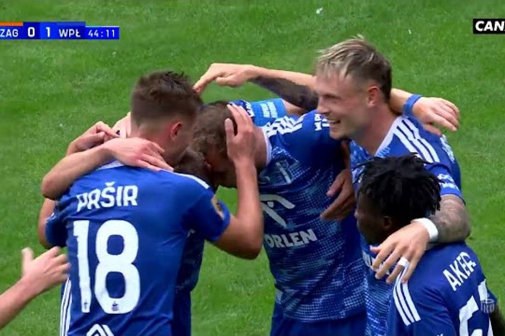 Skrót meczu Zagłębie Lubin - Wisła Płock 0-2 (fot. YouTube / CANAL+ SPORT)