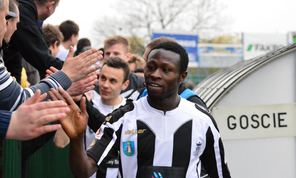 Mouhamadou Traore przez ostatni rok bronił barw Sandecji Nowy Sącz (fot. Jarosław Para / sandecja.com.pl)