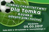 Turniej charytatywny w Strzyżowie. Gramy dla Tomka!