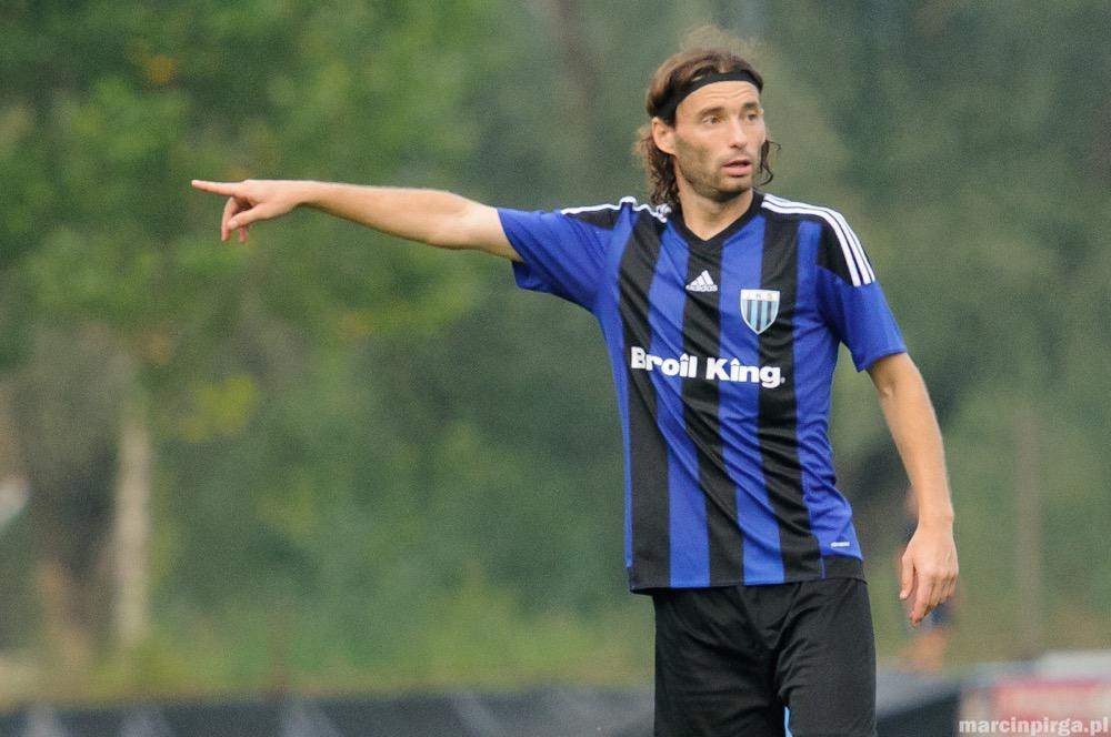 Valerij Sokolenko ostatnio bronił barw JKS-u Jarosław. Teraz poprowadzi KS Wiązownica jako grający szkoleniowiec (fot. Marcin Pirga)