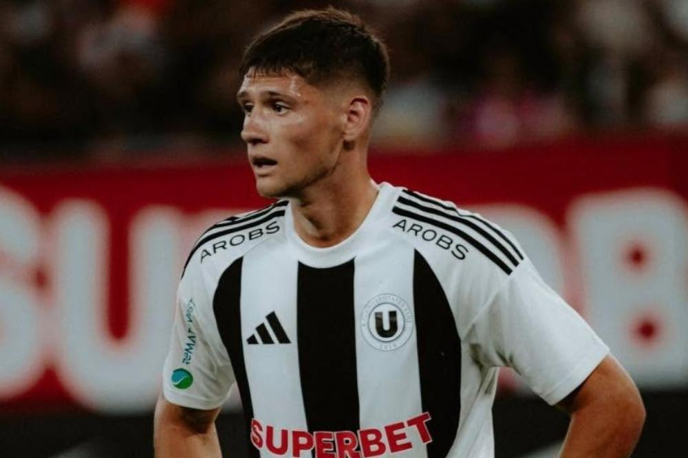 Vladislav Blanuta ma na koncię m.in. grę w rumuńskim FC U Craiova czy też FC Universitatea Cluj. Występował również we włoskiej Peskarze i ostatnio ukraińskim Dynamie Kijów (fot. FC Universitatea Cluj)