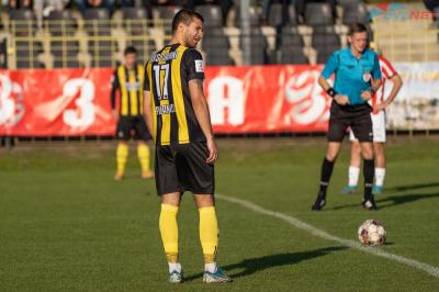 Kacper Wątróbski to pierwszy transfer Sokoła Kolbuszowa Dolna przed rundą wiosenną. (fot. Czarni Połaniec)