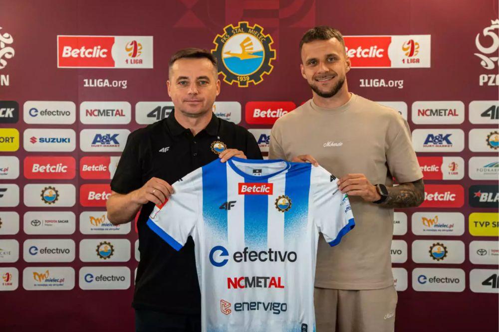 Marcin Cebula wzmocnił Stal Mielec. Ostatnio grał w Koronie Kielce (fot. FKS Stal Mielec)
