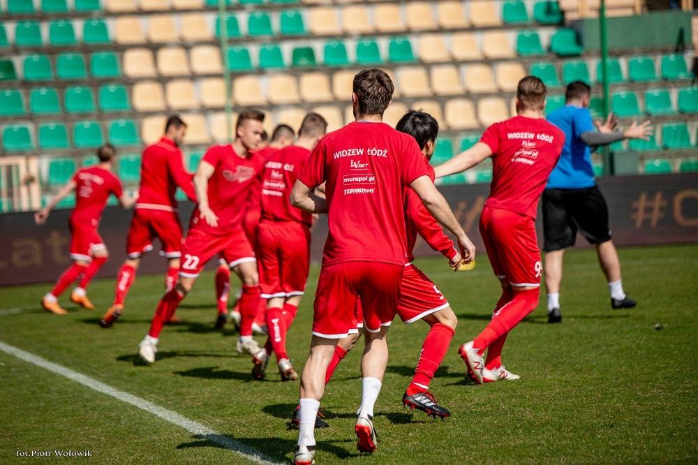 Widzew Łódź już może trenować w grupach czternastoosobowych. (fot. Widzew Łódź)