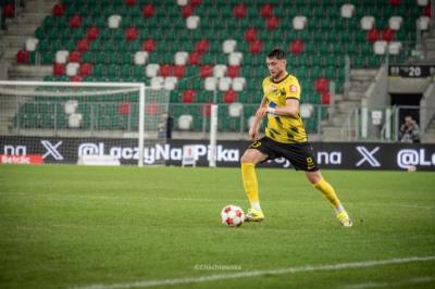 Transmisja meczu Wieczysta Kraków - Odra Opole, 18.04.2026 (fot. @Chachlowska / kswieczysta.com)