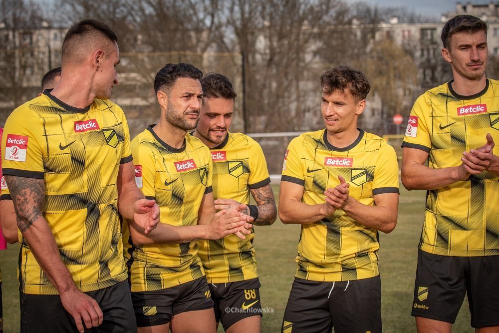 Wieczysta na plus  w meczu z GKS-em Tychy (fot. Wieczysta Kraków)