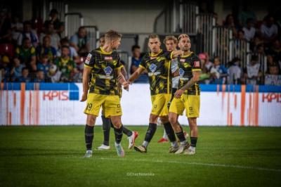 Wieczysta Krakó finalizuje kolejny transfer (fot. @Chachlowska/ Wieczysta Kraków)