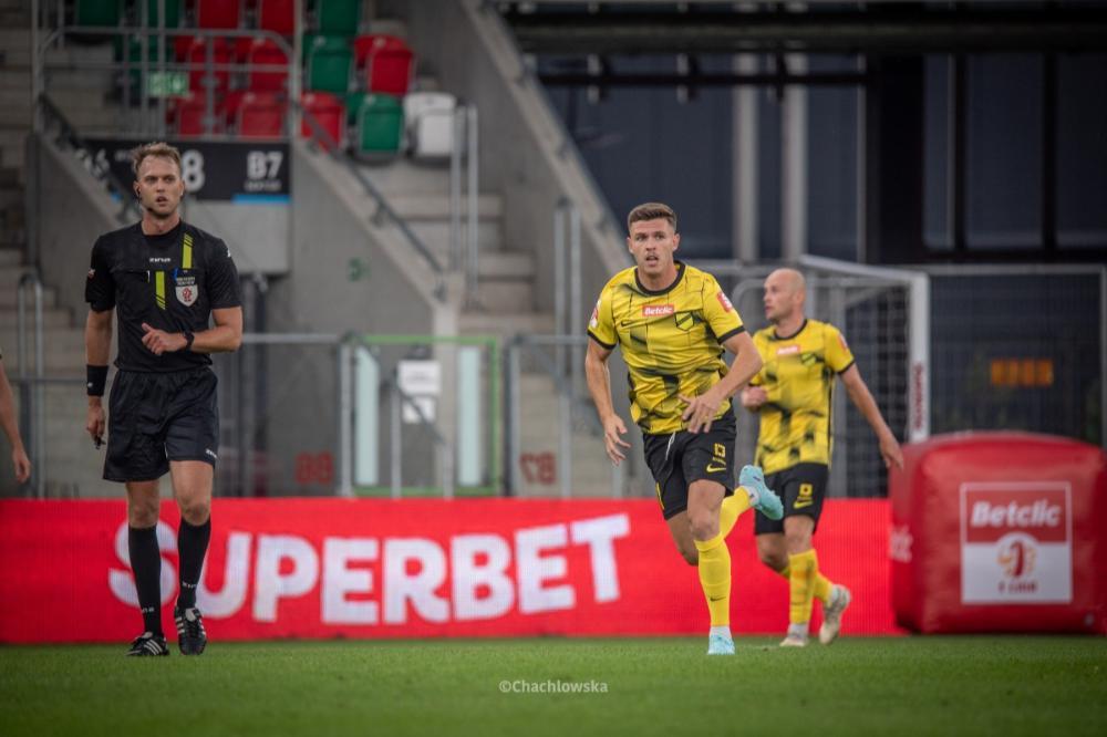 Wieczysta Kraków zremisowała z GKS-em Tychy (fot. @Chachlowska/ Wieczysta Kraków)