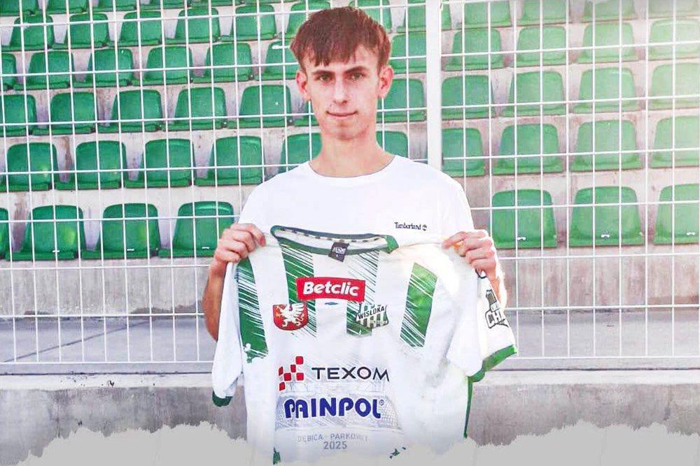 Wiktor Buszek wzmocnił kadrę trzecioligowej Wisłoki Dębica (fot. facebook.com/wisloka1908)