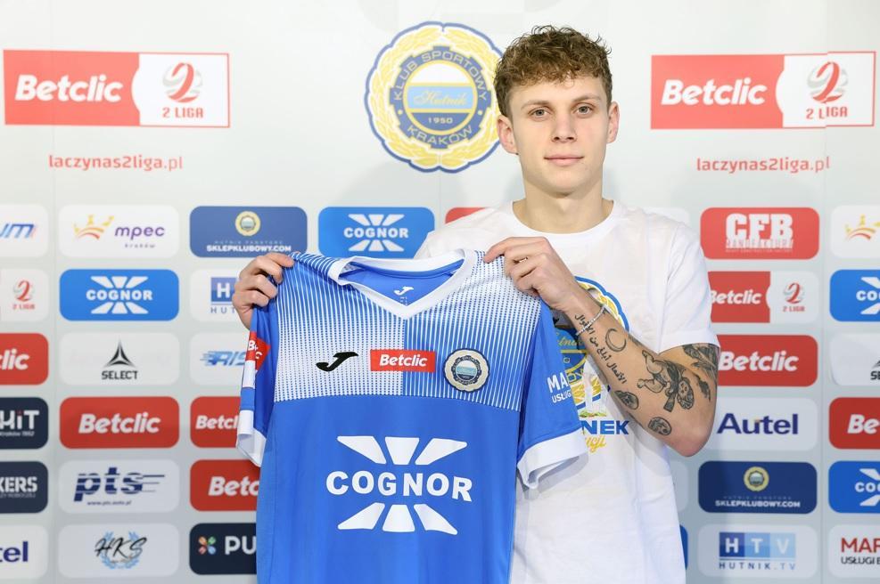 Filip Wilak nie trafi do Stali Rzeszów (fot: Hutnik Kraków)
