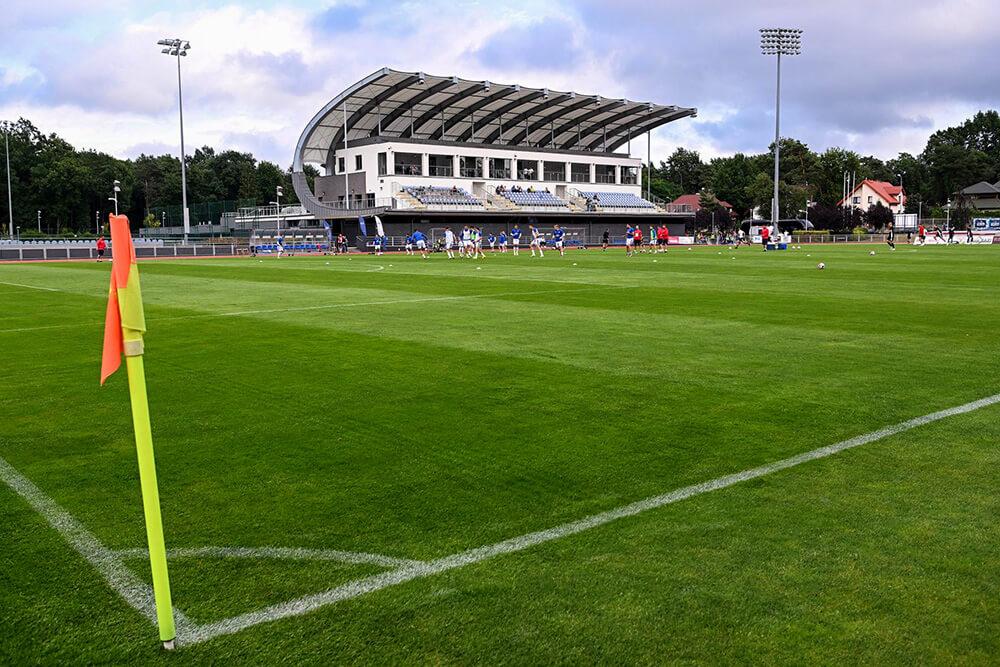 Na zdjęciu stadion Wisły Puławy (fot. Łączy Nas Piłka)