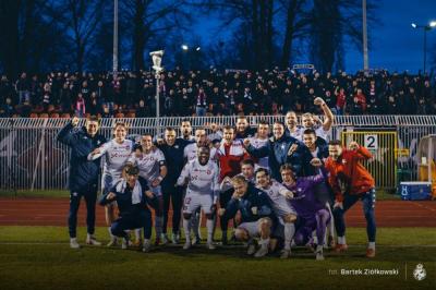 Wisła Kraków pokonała na wyjeździe Chrobrego Głogów (fot. Bartek Ziółkowski)