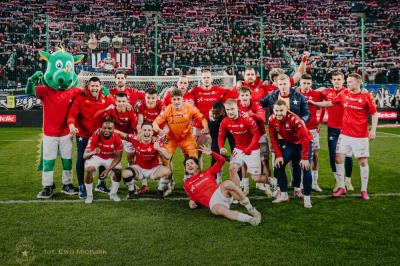 Wisła Kraków pokonała Miedź Legnica po kapitalnej końcówce (fot. Ewa Michalik)