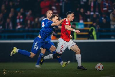 Wisła Kraków pokonała Miedź Legnica w meczu 25. kolejki 1 ligi (fot. Bartek Ziółkowski)