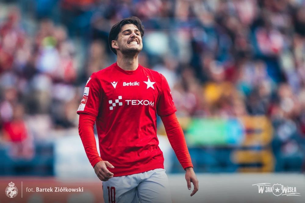 Frederico Duarte zdobył hat-tricka w meczu z ŁKS-em Łódź (fot. Bartek Ziółkowski/ Wisła Kraków)