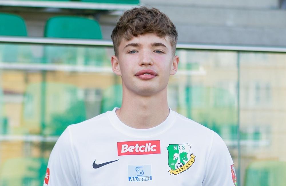 Adrian Wnuk (na zdjęciu) i Maciej Jaroszewski na testach w Stali Stalowa Wola (fot. Podlasie Biała Podlaska)