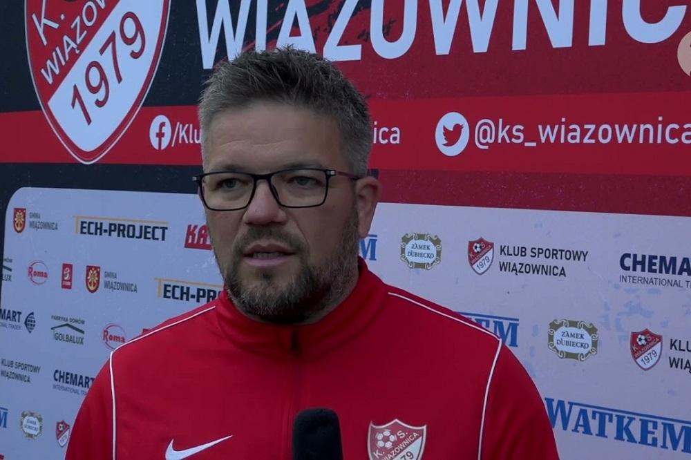 Marcin Wołowiec nie jest już trenerem KS Wiązownica. (fot. archiwum)