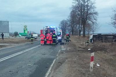 Wypadek piłkarzy Startu Pruchnik. 11 osób trafiło do szpitala