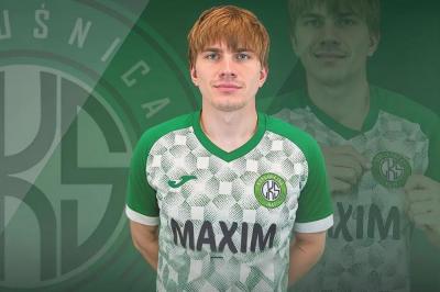 Na zdjęciu Yehor Bulhakov, nowy zawodnik LKS-u Czeluśnica (fot. facebook.com / LKS Czeluśnica)