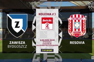 Skrót meczu Zawisza Bydgoszcz - Resovia 1-0 (wideo OnNetwork)