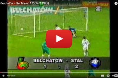 Historyczne mecze: GKS Bełchatów - Stal Mielec 1-2, rok 1995 [WIDEO]